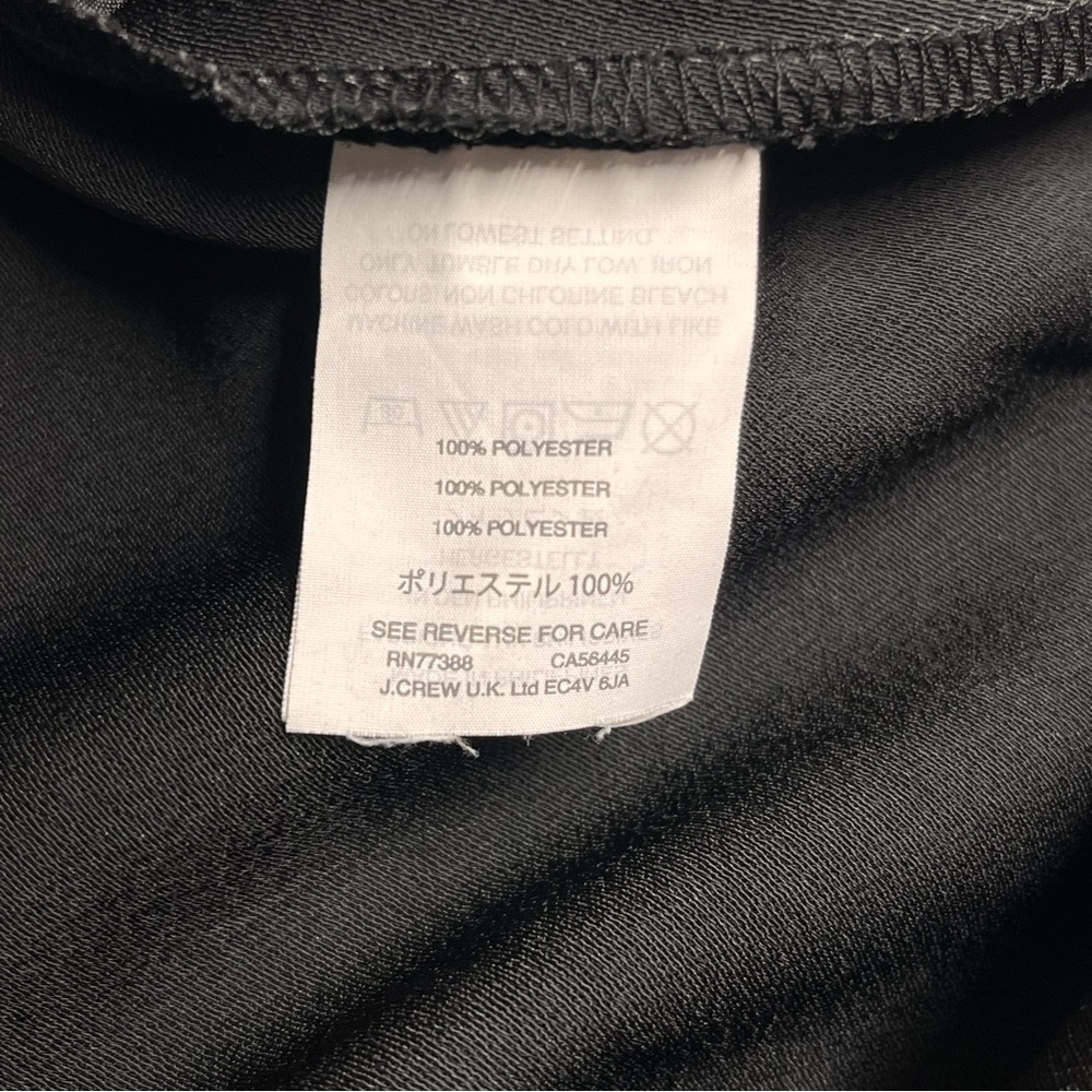 Imperfect J. Crew 365 Black Elastic Waist Pants pocket shirt classic black pants - Picture 10 of 14
